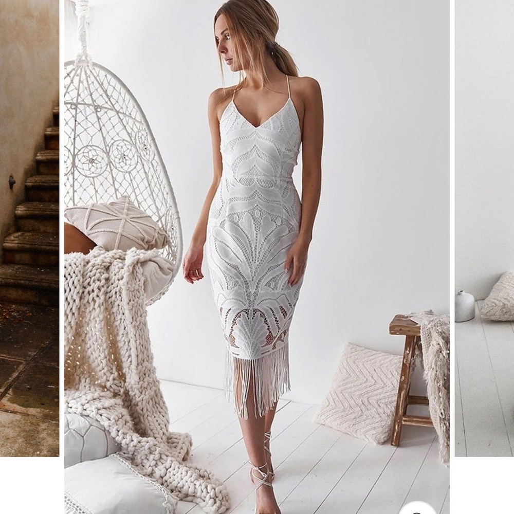 KHALEESI DRESS - WHITE